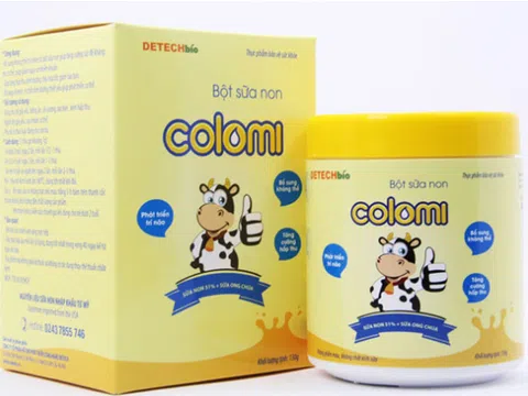Quảng cáo quá đà bột sữa non Colomi, Công ty Detech bị xử phạt