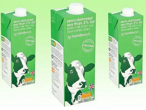 Sữa tiệt trùng Semi-Skimmed less than 2% fat UHT milk bị nhiễm vi sinh vật